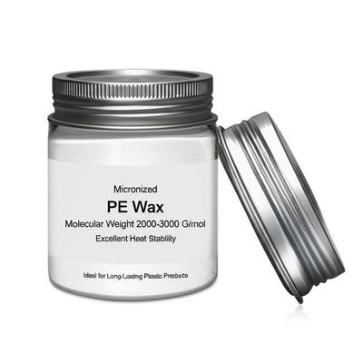 Micronized PE Wax Molecular Weight 2000-3000 G/mol Excellent Heat Stability Ideal for Long-Lasting Plastic Products