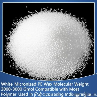 Sáp PE vi tinh thể Trắng Khối lượng phân tử 2000-3000 Gmol Tương thích với Hầu hết các Polymer được Sử dụng trong Ngành Chế biến Nhựa