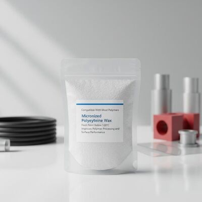 Tương thích với hầu hết các polymer Điện tử polyethylene Wax điểm bốc cháy dưới 120 ° C Cải thiện chế biến polymer và hiệu suất bề mặt
