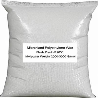 Vàng polyethylene vi mô hóa với điểm phát sáng < 120 °C Bao gồm 20 kg / túi và trọng lượng phân tử 2000-3000 G / mol